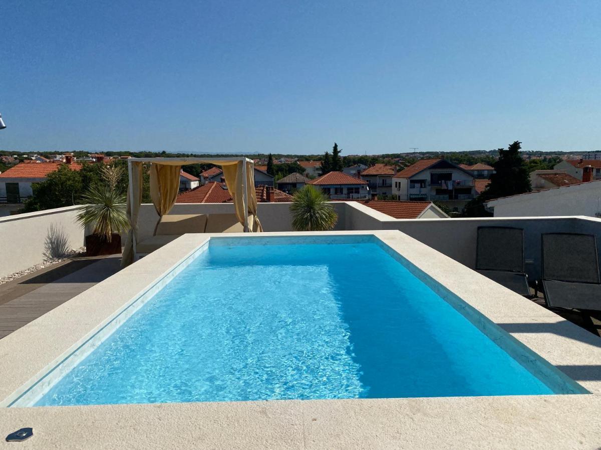 Shell Sky Luxury Penthouse With Private Pool Apartment Zadar Exterior photo