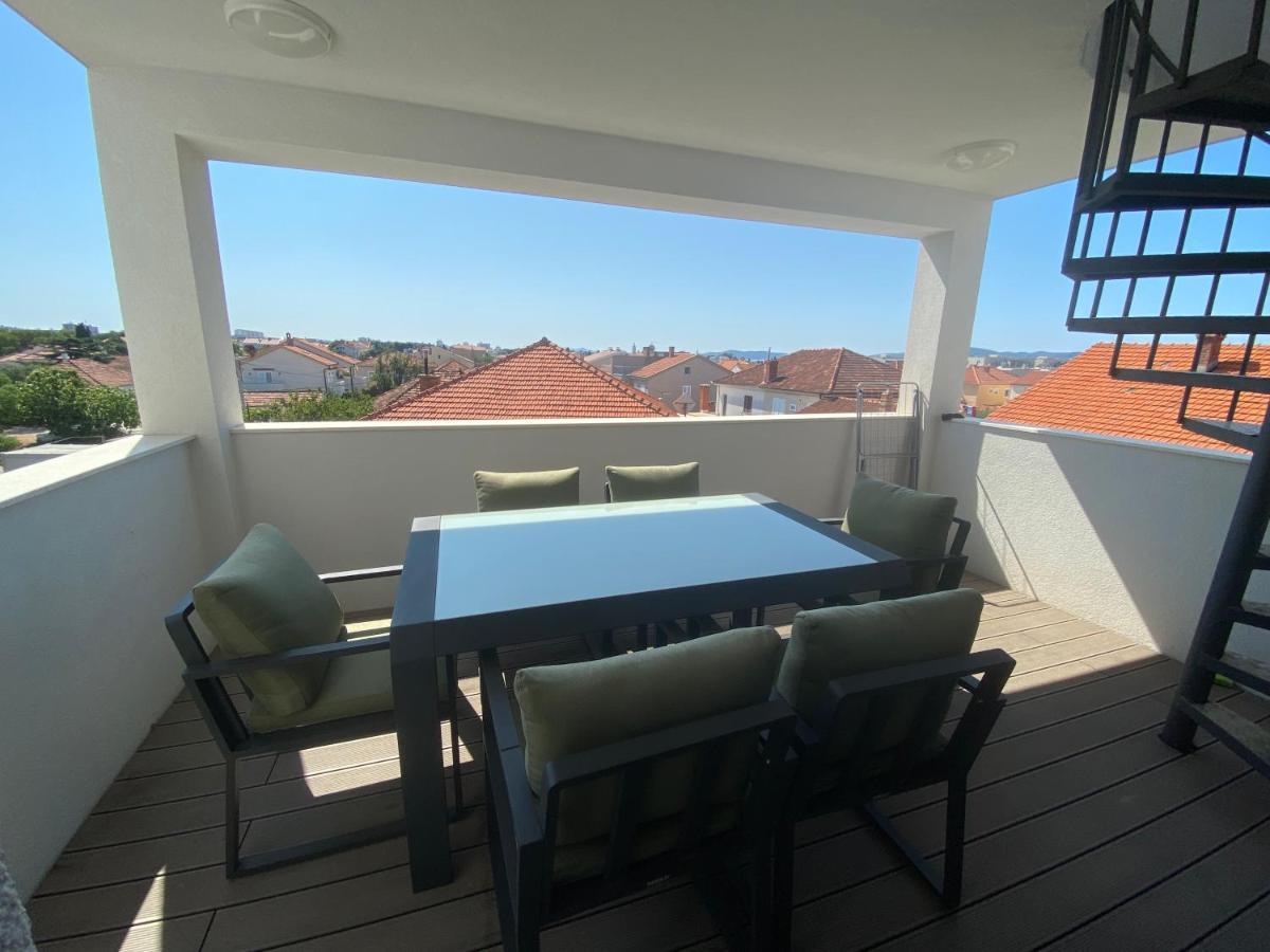 Shell Sky Luxury Penthouse With Private Pool Apartment Zadar Exterior photo